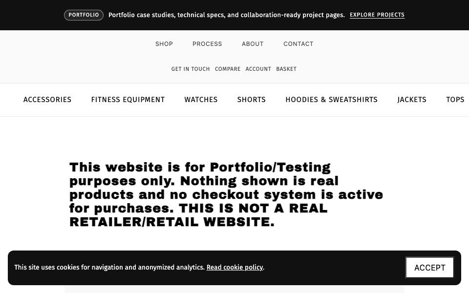 MSR Products WooCommerce demo homepage screenshot